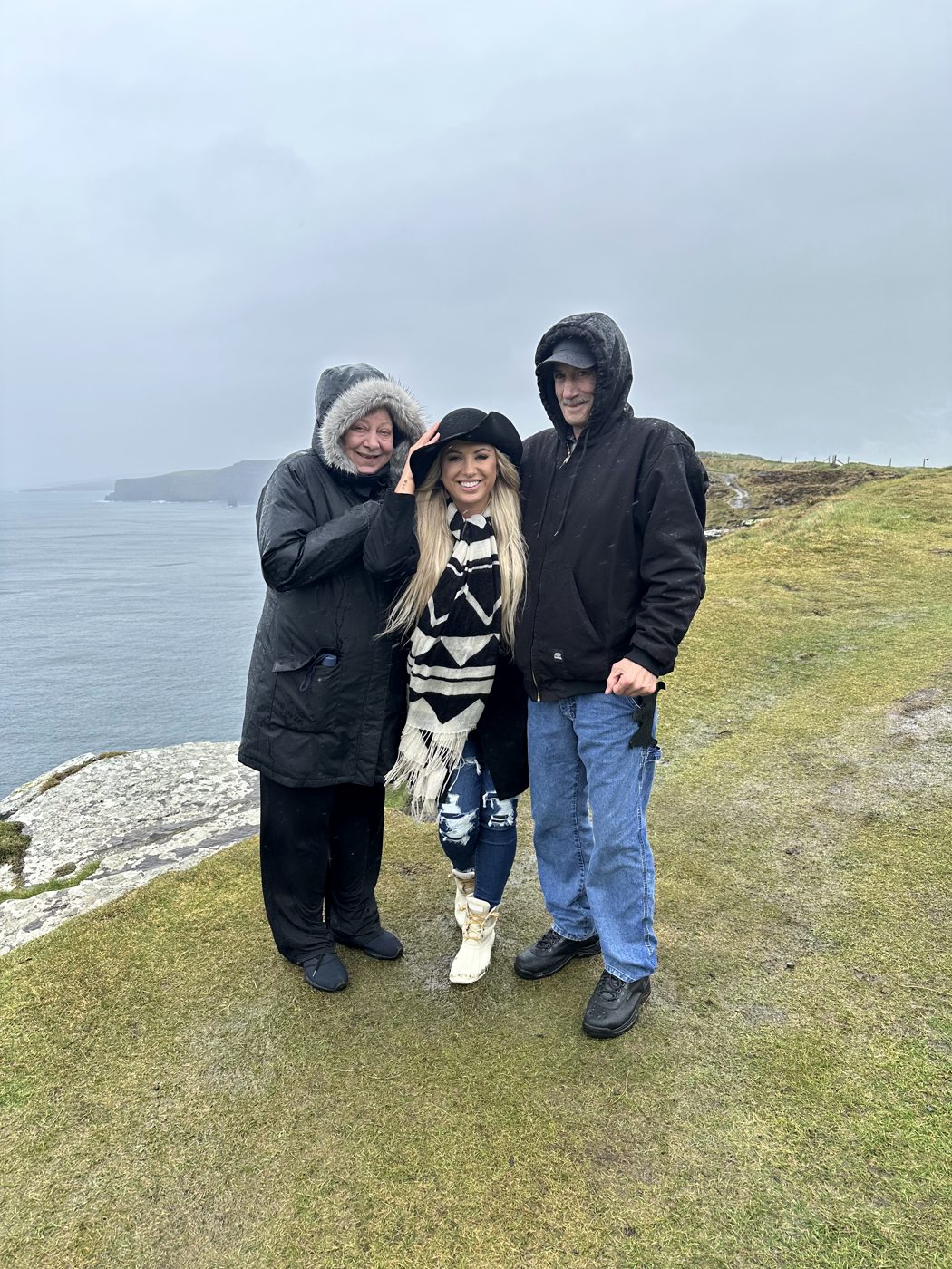 The family on the coast of Ireland